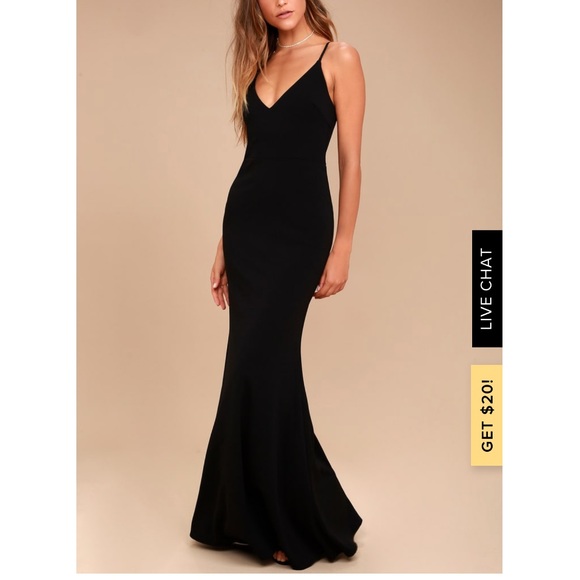 Lulus Dresses & Skirts - Lulus infinite glory black maxi dress